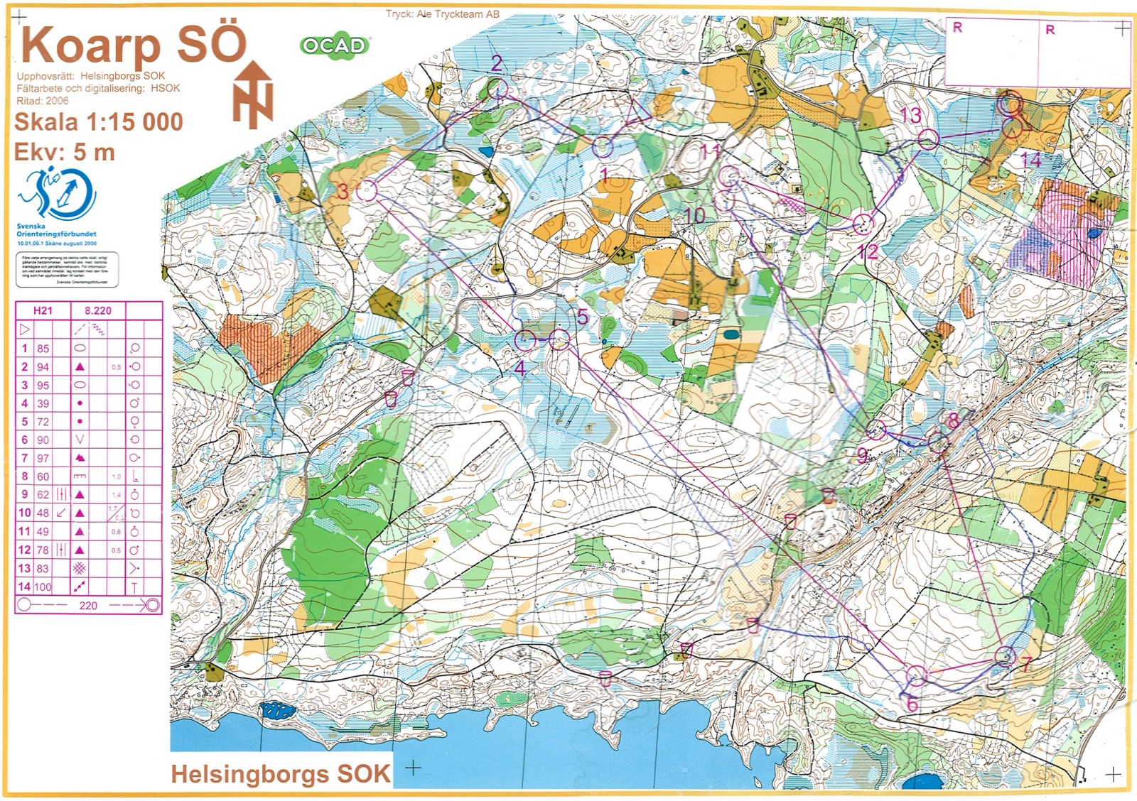 Helsingborgs SOK Elittävling (2006-08-20)