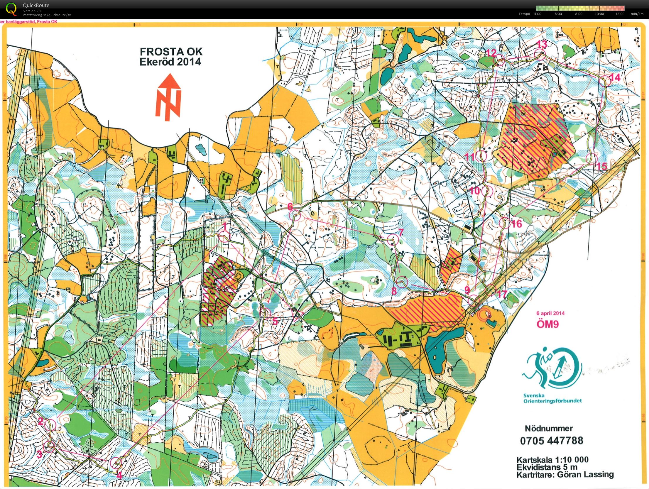 DM Ultralång Skåne + nationell tävling (2014-04-06)