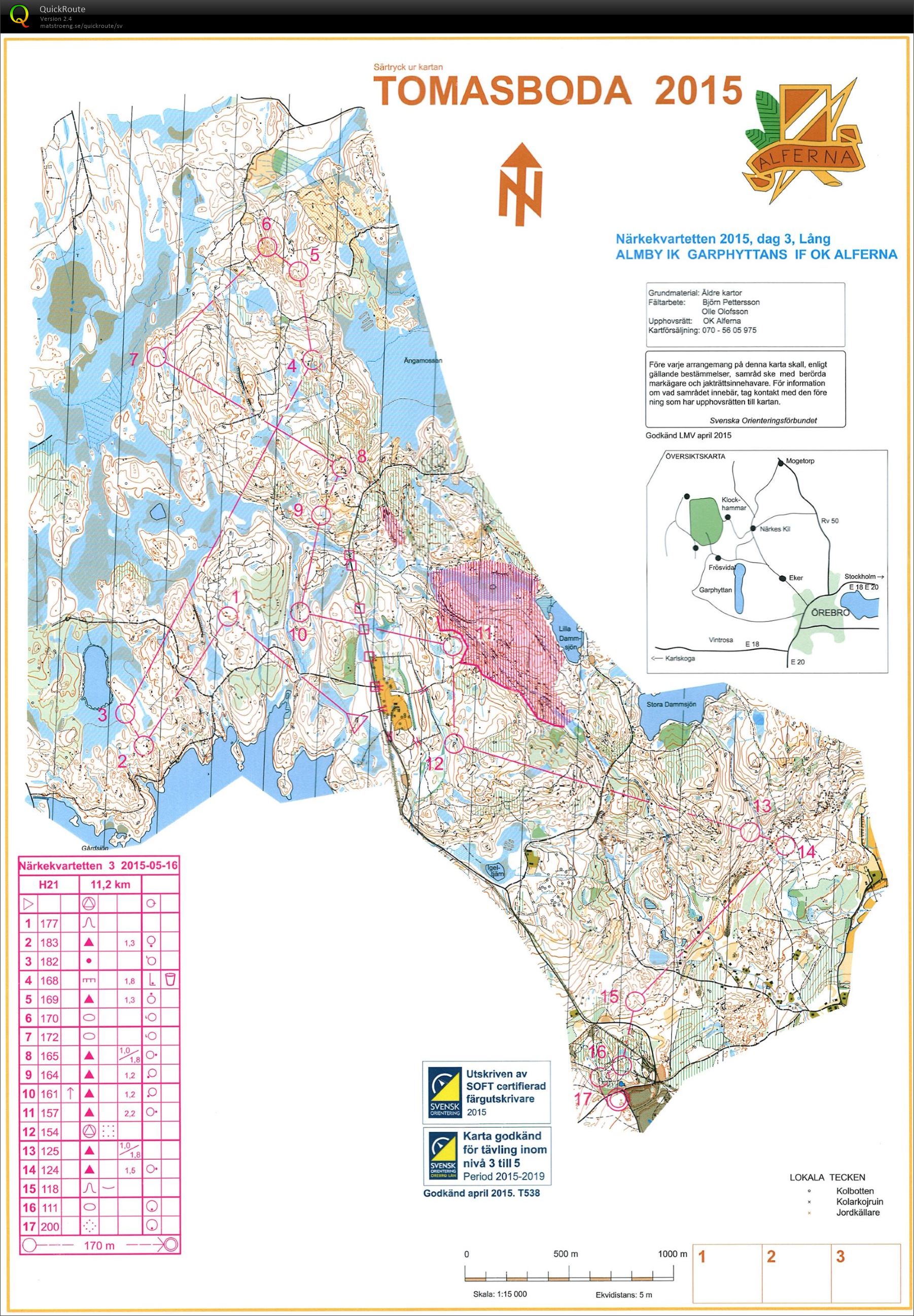 Närkekvartetten, dag 3 (2015-05-16)