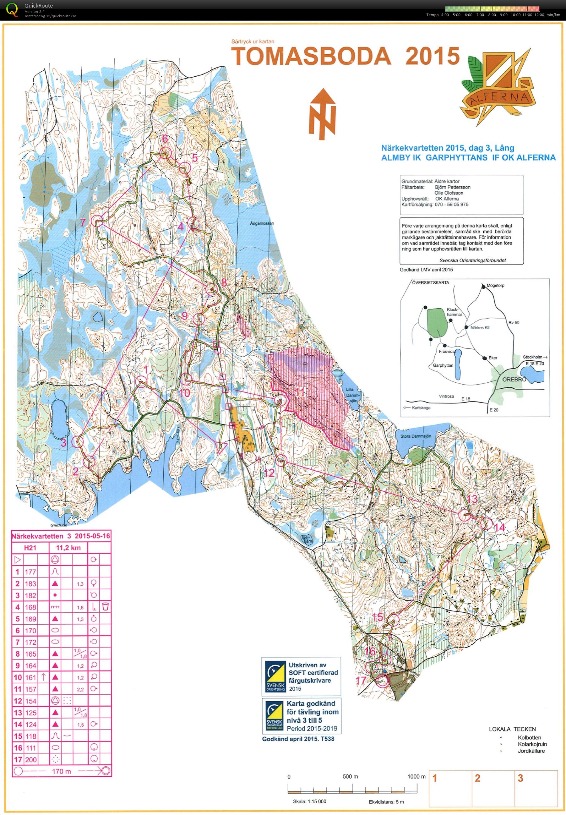 Närkekvartetten, dag 3 (2015-05-16)