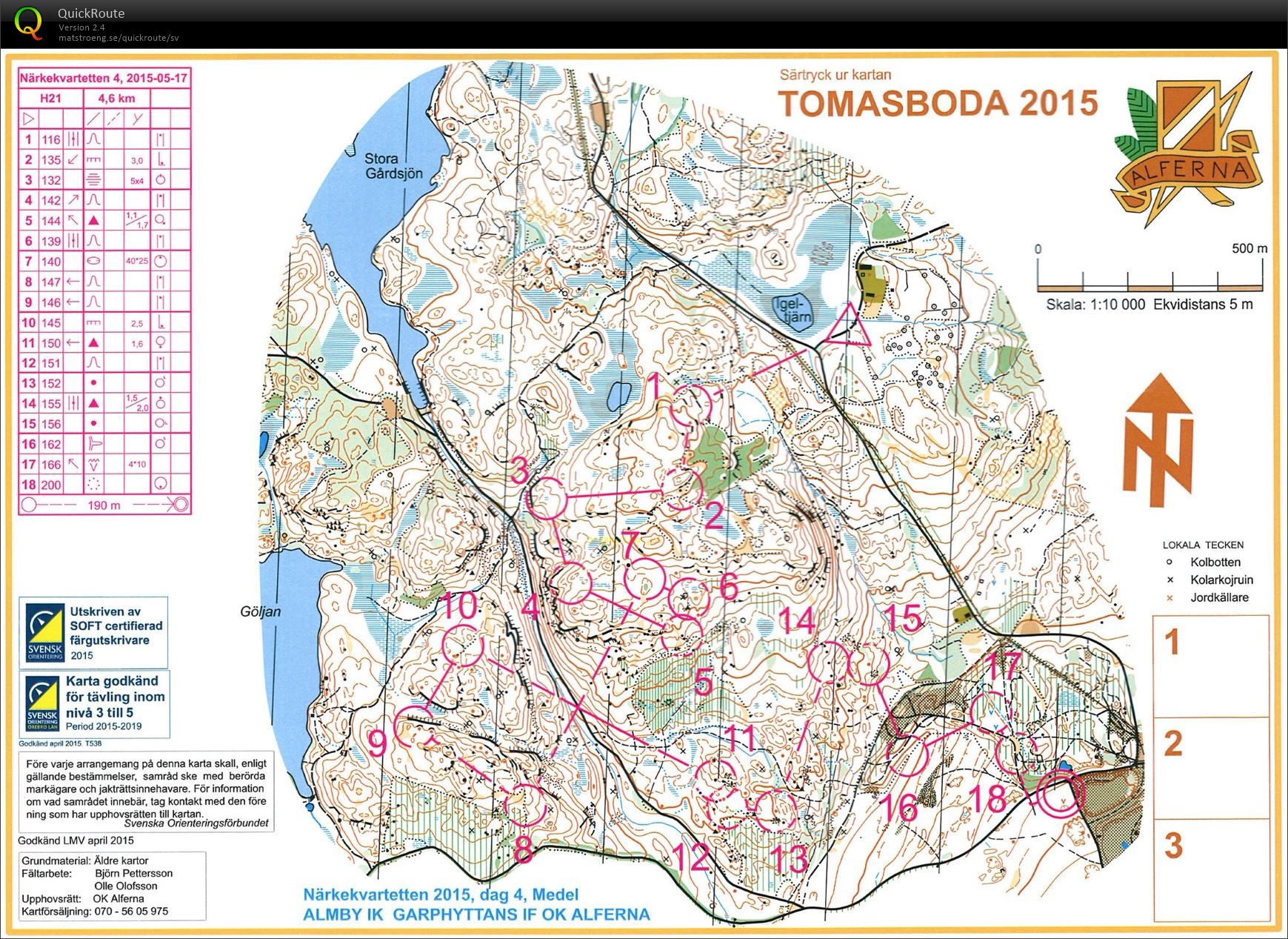 Närkekvartetten, dag 4 (2015-05-17)