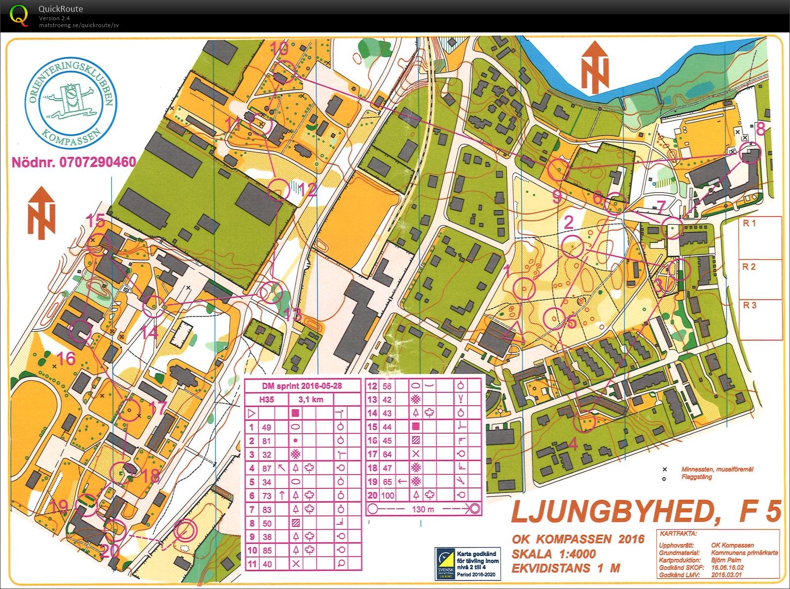 DM-Sprint Skåne 2016 (2016-05-28)