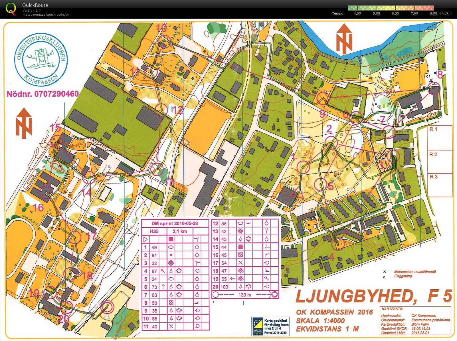 DM-Sprint Skåne 2016 (2016-05-28)