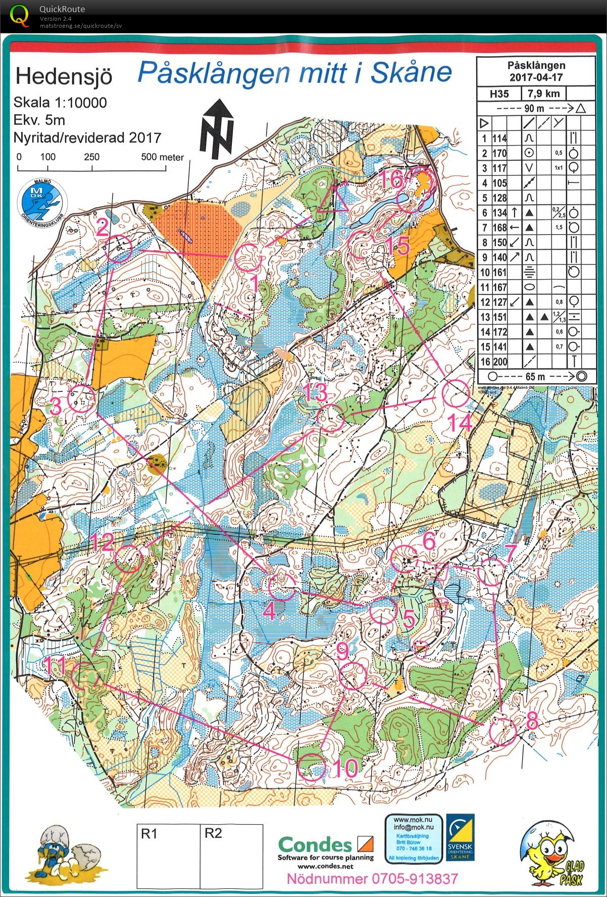 Påsklången mitt i Skåne (2017-04-17)