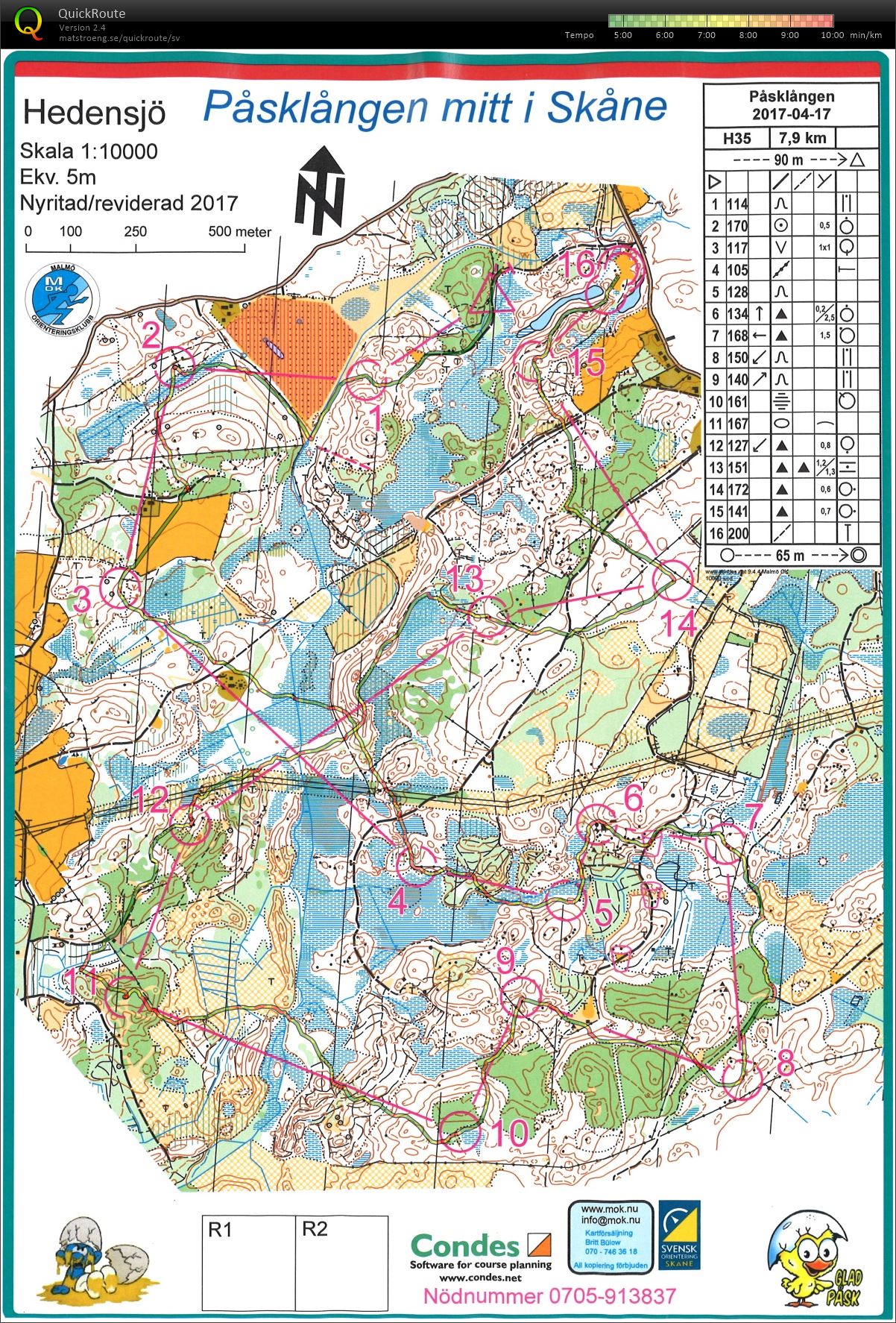 Påsklången mitt i Skåne (2017-04-17)