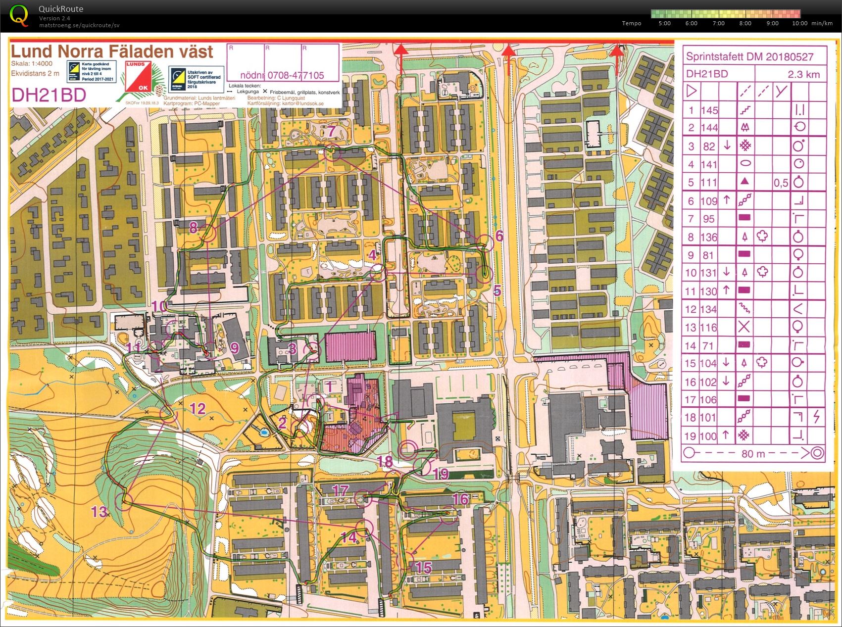 Sprint DM Stafett Skåne 2018 (2018-05-27)