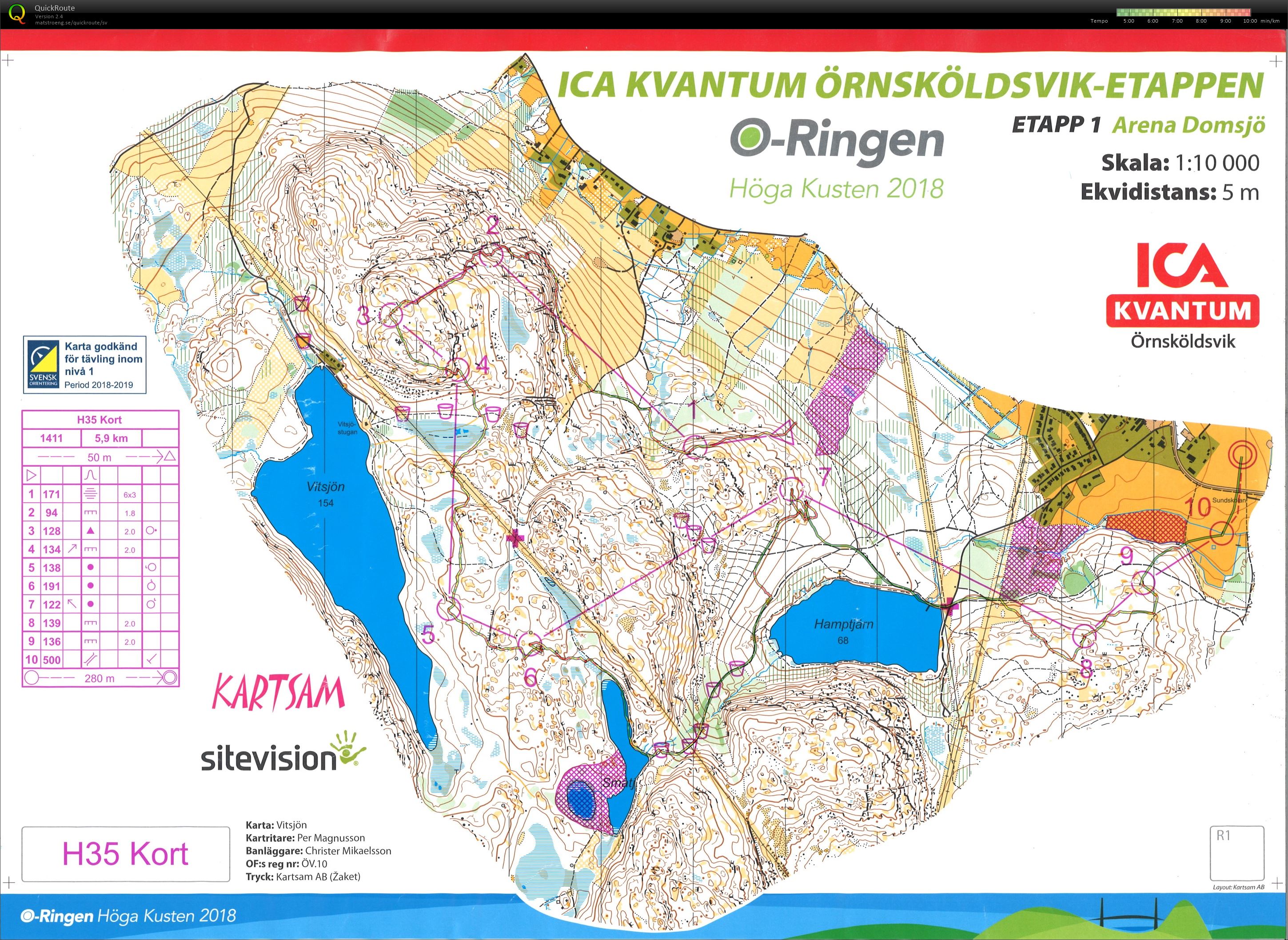 O-Ringen 2018 Höga Kusten, E1 (2018-07-22)