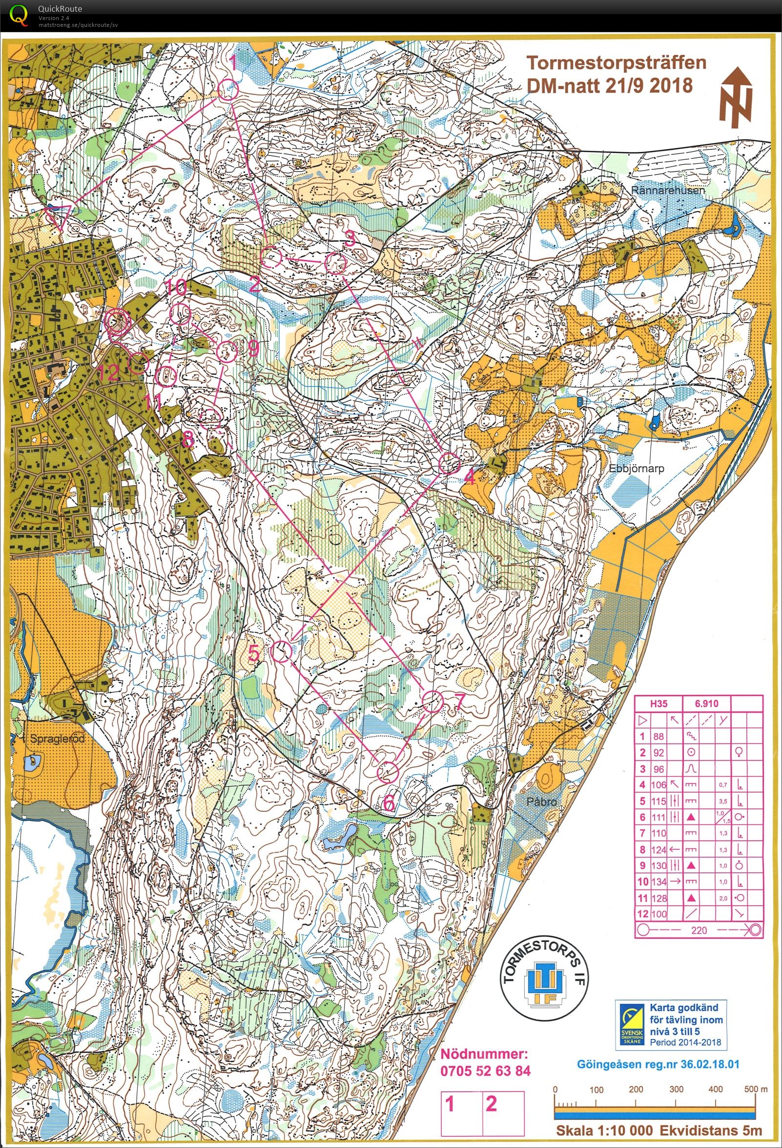 DM, natt, Skåne med Tormestorpsträffen (2018-09-21)