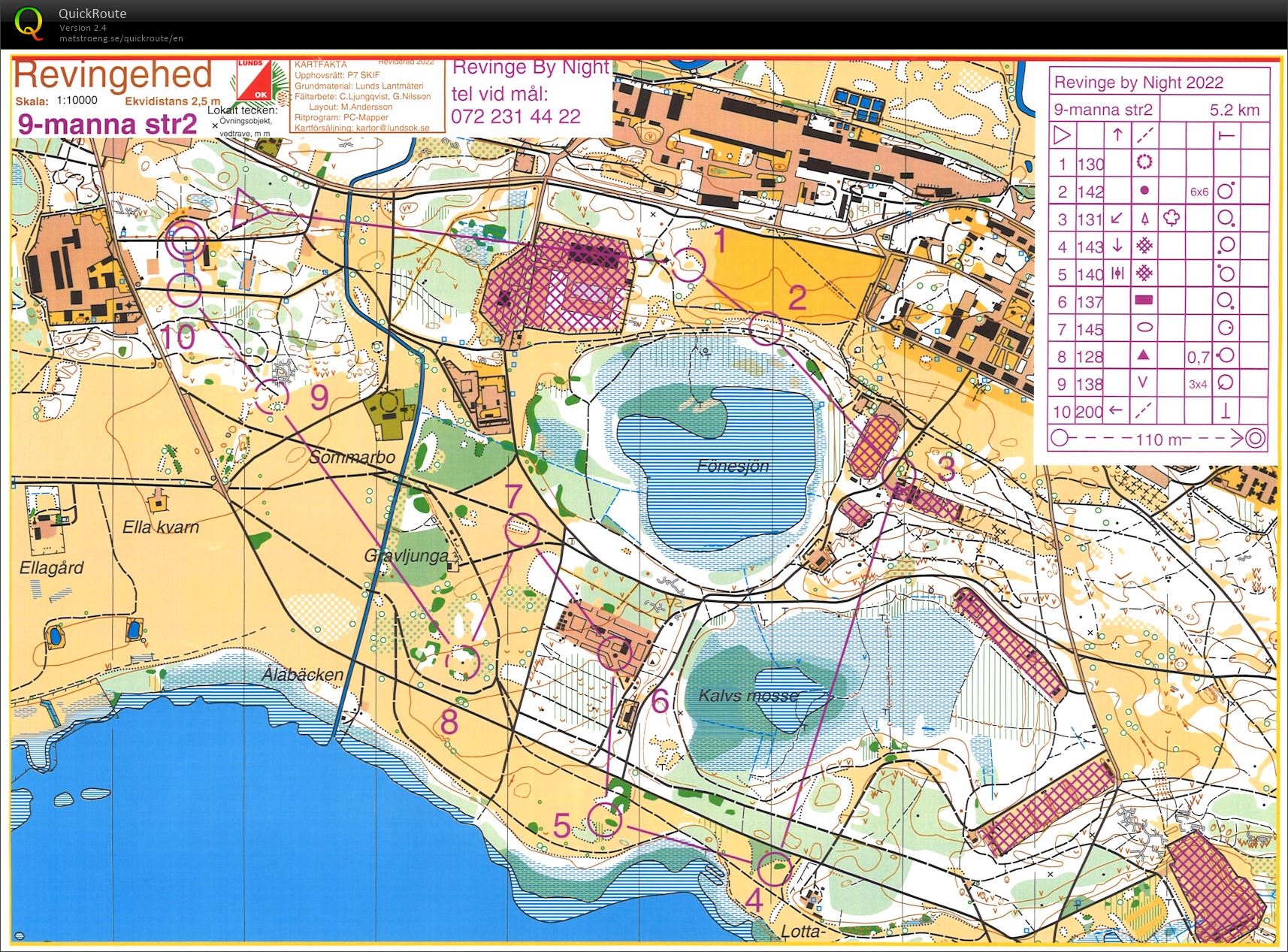 Revinge by night (2022-10-14)