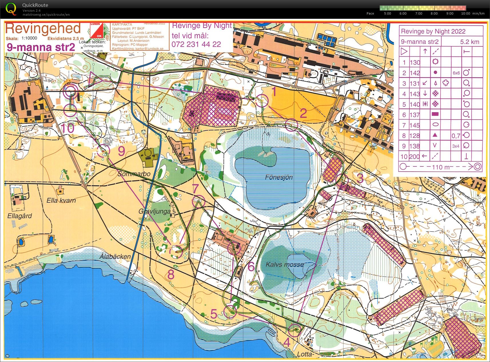 Revinge by night (2022-10-14)