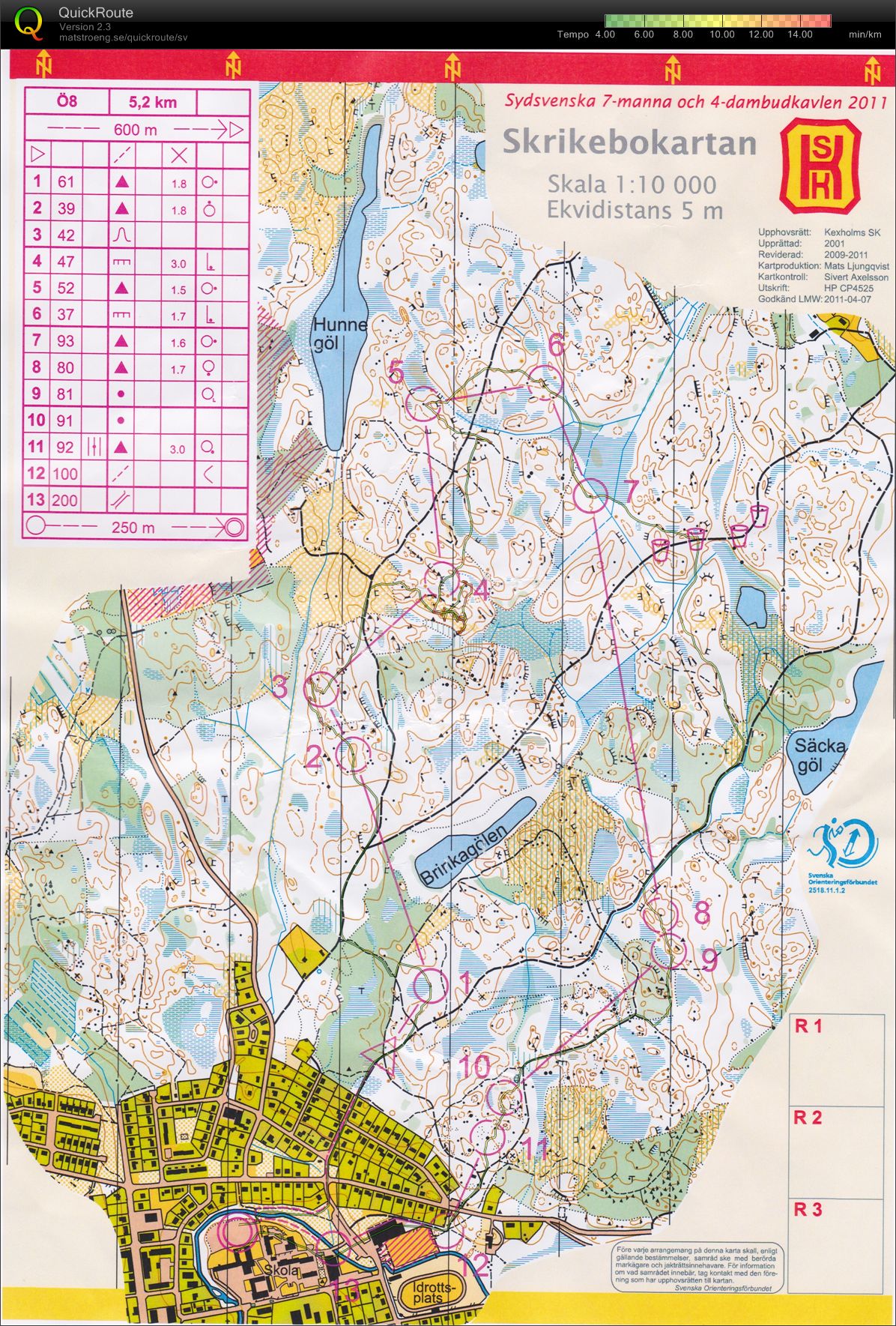 Sydsvenska 7manna Ö8 (2011-04-22)