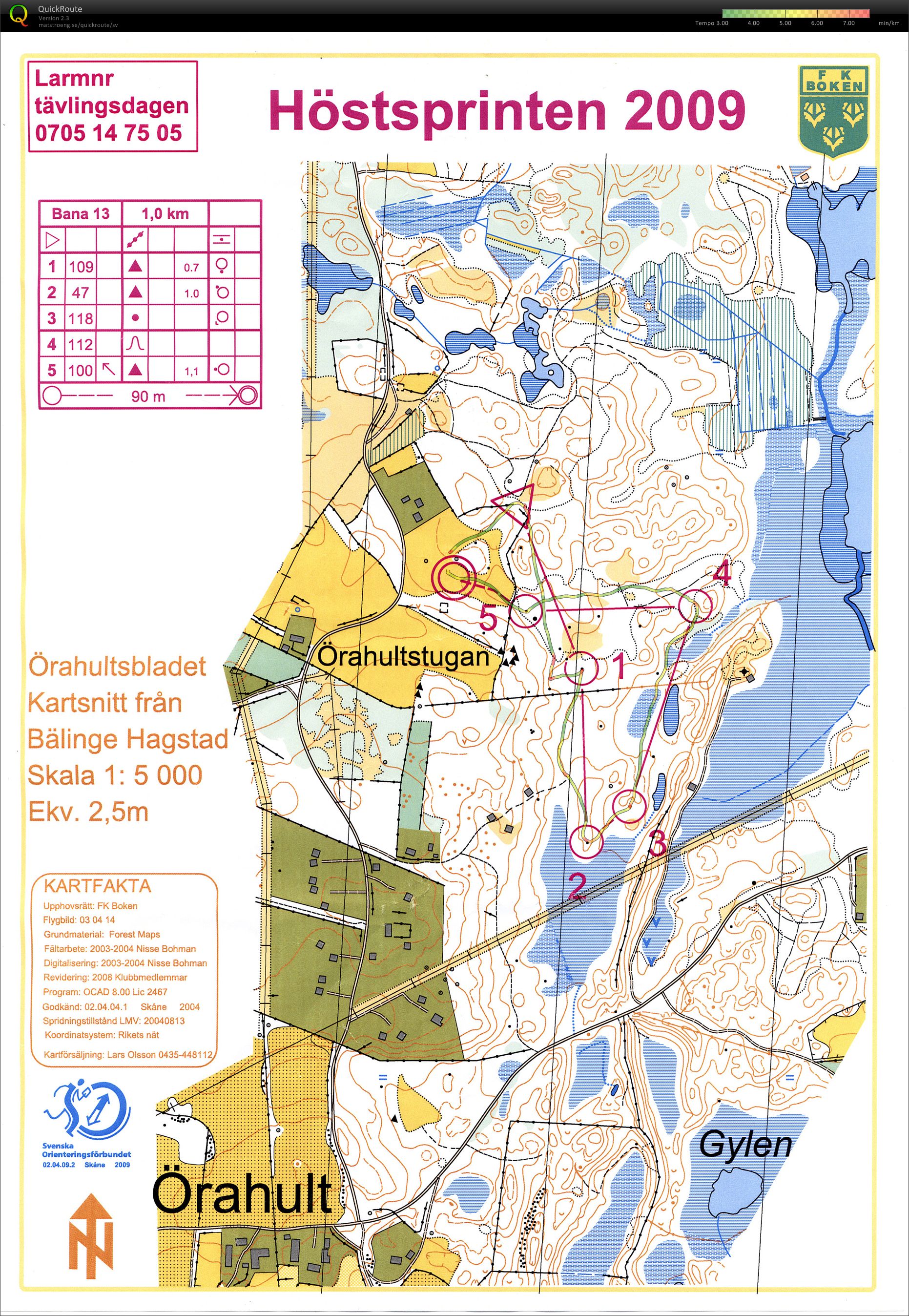 Höstsprinten (2009-09-26)