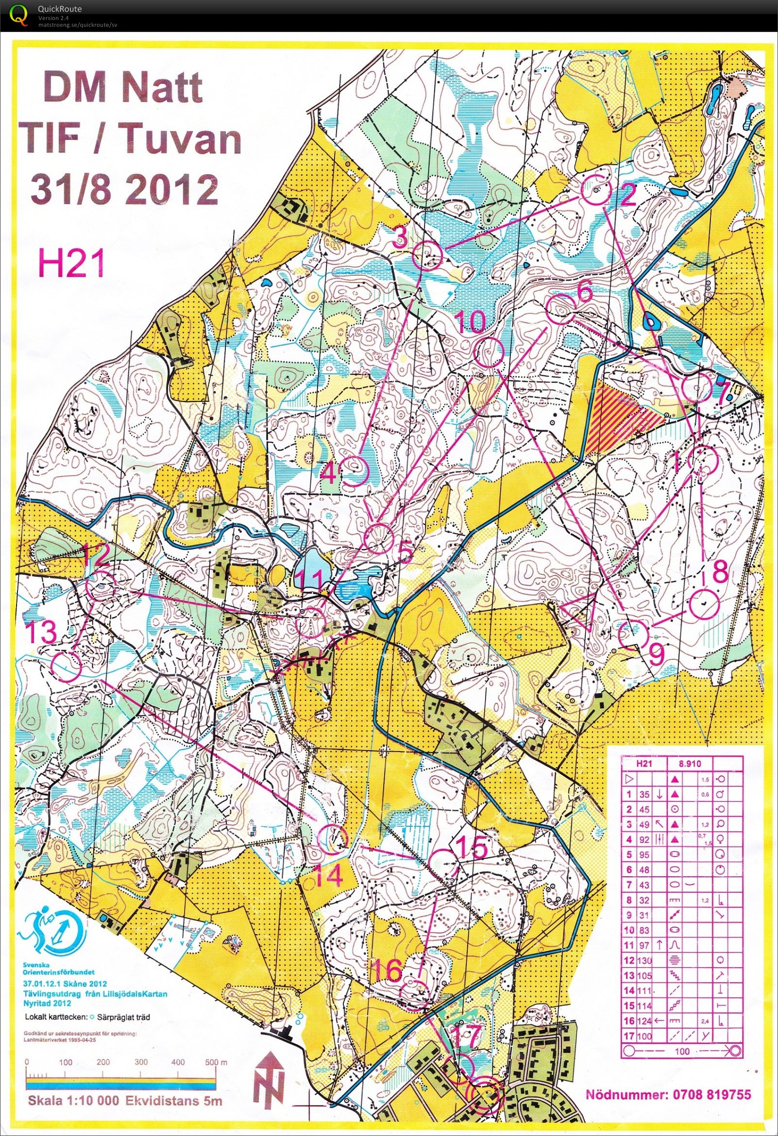 Natt-DM Skåne (2012-08-31)